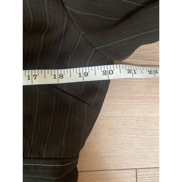 Larry Levine Pinstripe Blazer Jacket Womens 10 Vintage - Picture 6 of 8